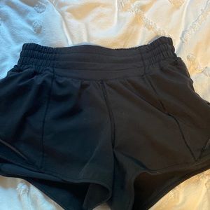 Black lululemon shorts